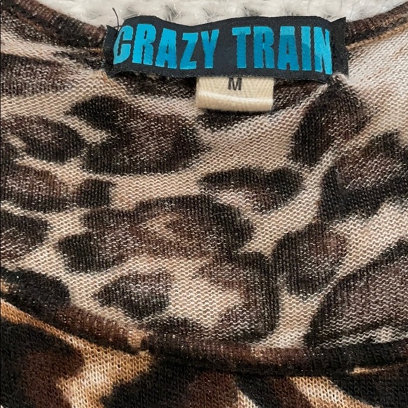 Crazy Train Cheetah Top - Picture 3 of 3